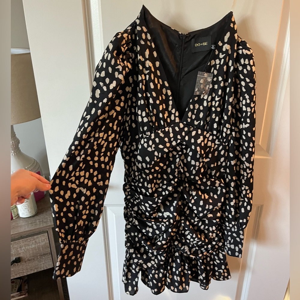 Black and Gold Dress
